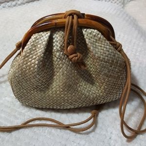 Neiman Marcus made in Italy woven purse